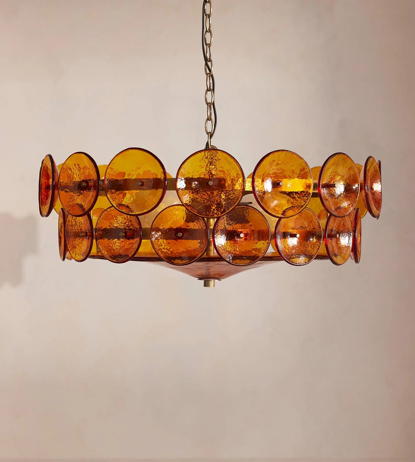 Solaris Disc Murano Chandelier - Image 21