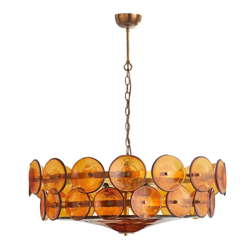 Solaris Disc Murano Chandelier - Image 25
