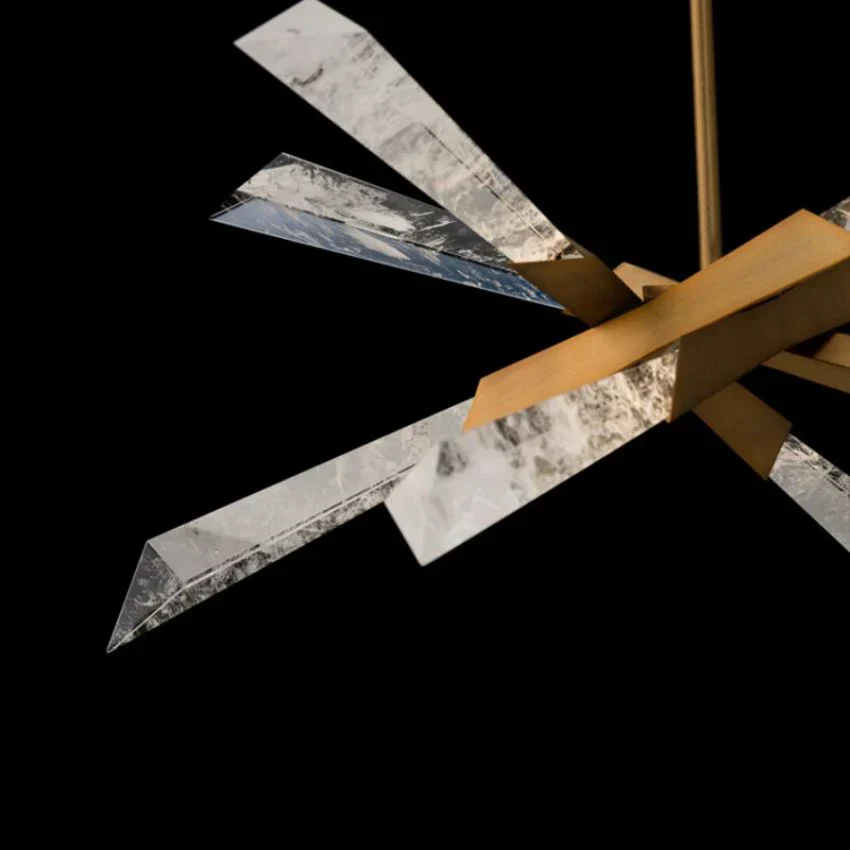 Solitude Quartz Chandelier 17" - Image 2