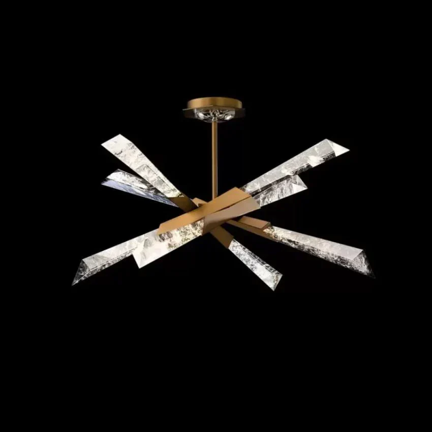Solitude Quartz Chandelier 29"