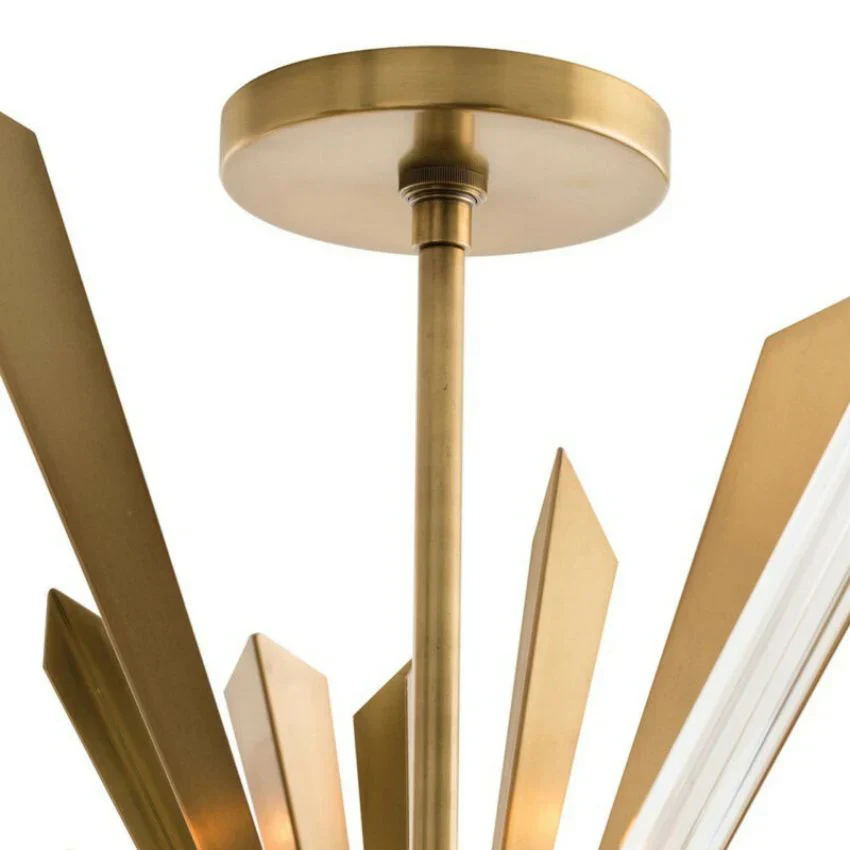 Solitude Quartz Round Chandelier 24" 38" - Image 2