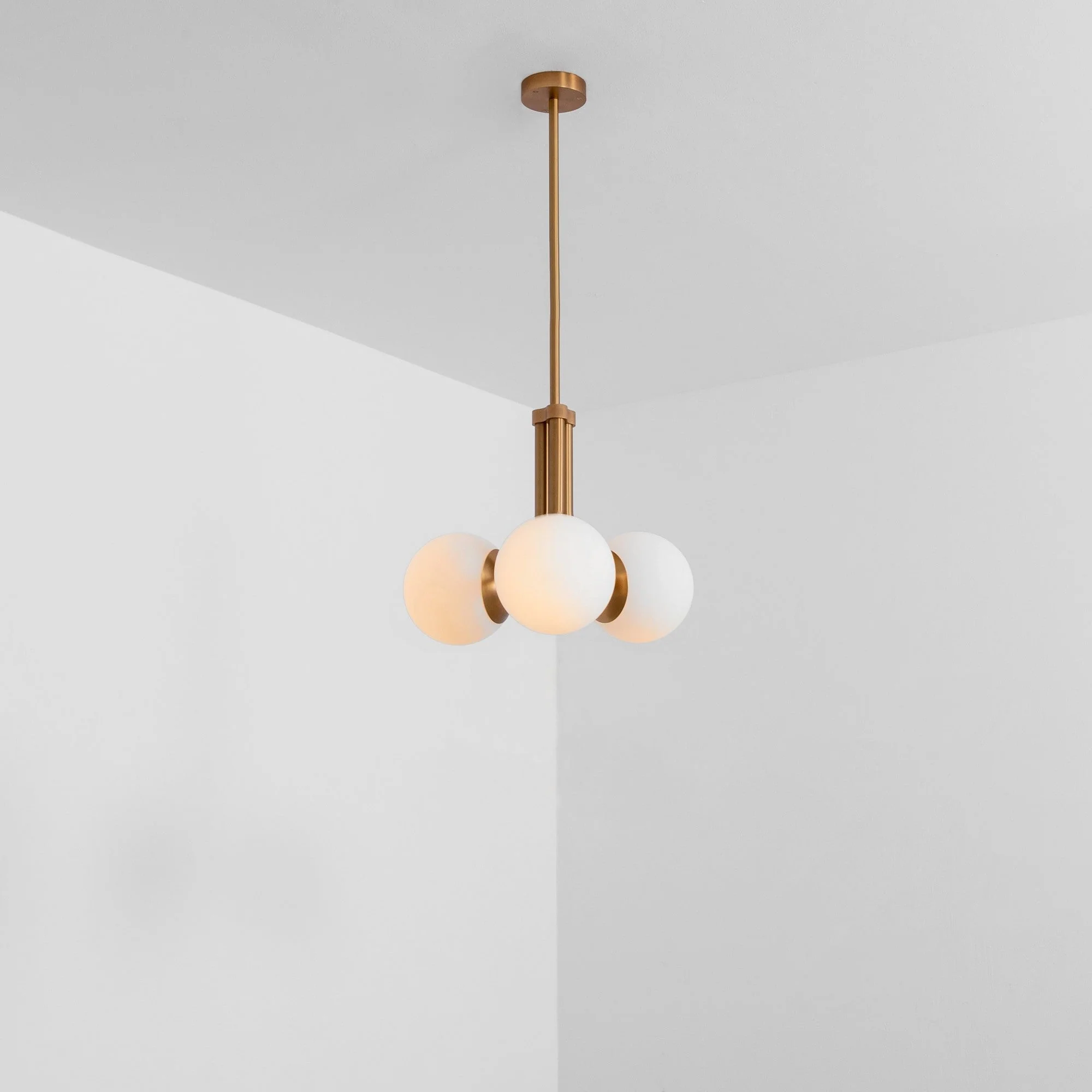 Soren 3-Light Modern Brass Chandelier