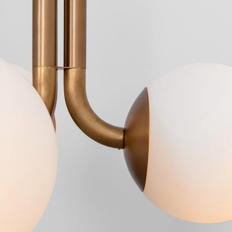 Soren 3-Light Modern Brass Chandelier - Image 4