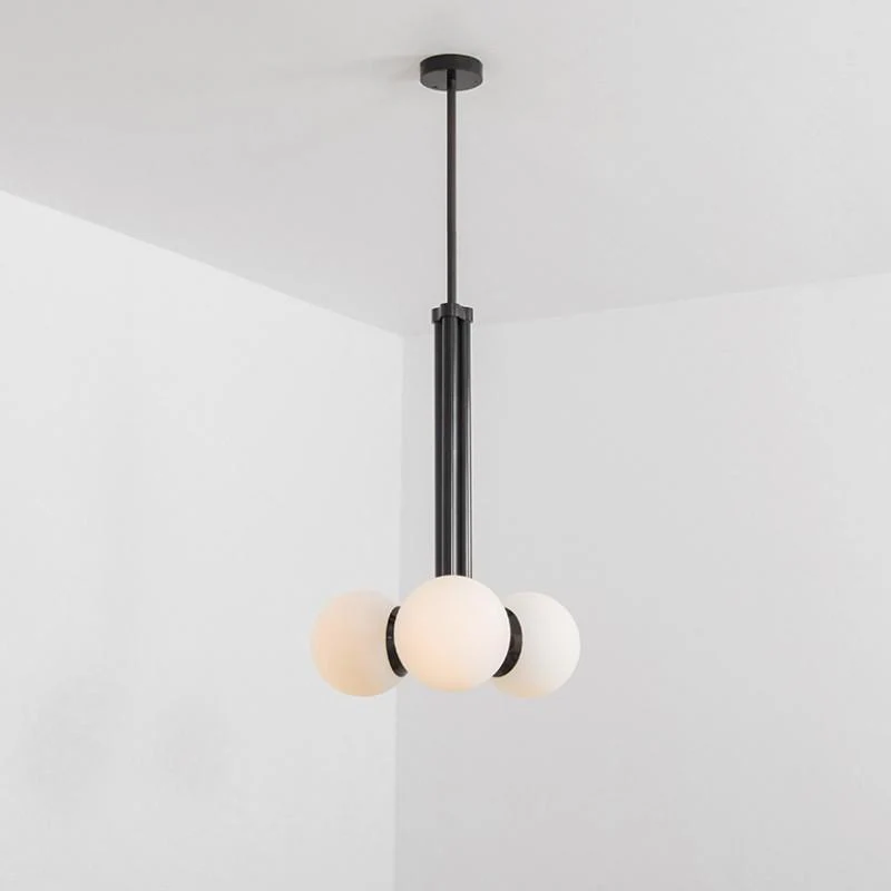 Soren 3-Light Modern Brass Chandelier - Image 8