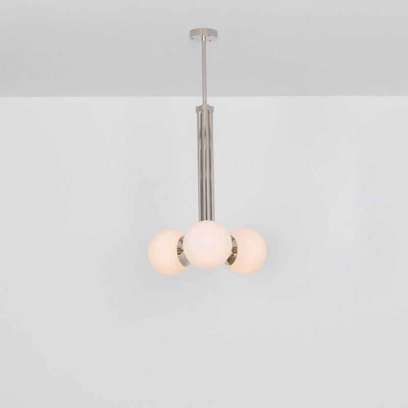Soren 3-Light Modern Brass Chandelier - Image 9