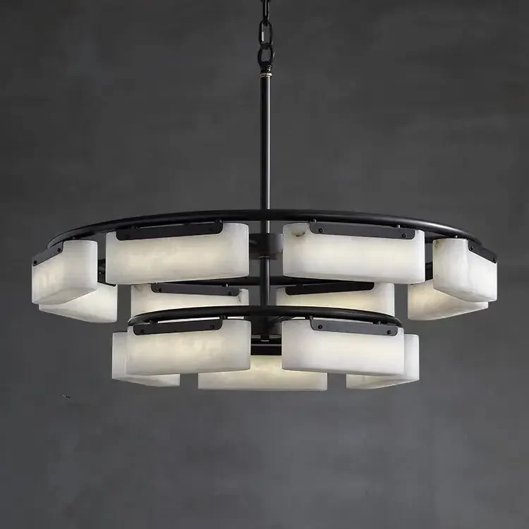Spain Alabaster Modern Chandelier Lighting Indoor - Image 4