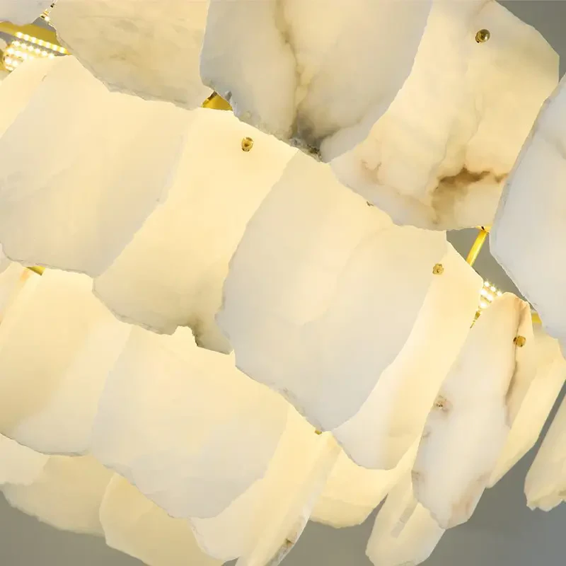 Spain Alabaster Modern Living Room Chandeliers - Image 7