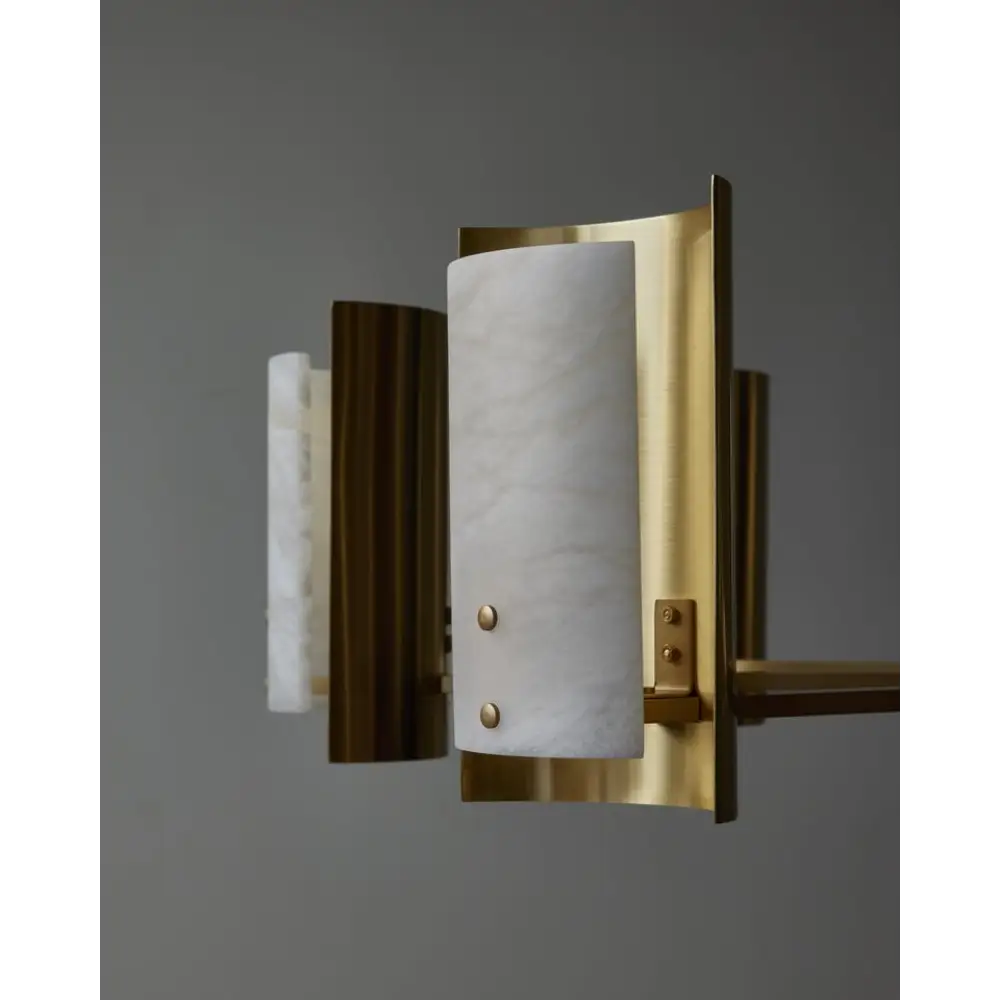Spanish Alabaster Linear Chandelier - Image 7