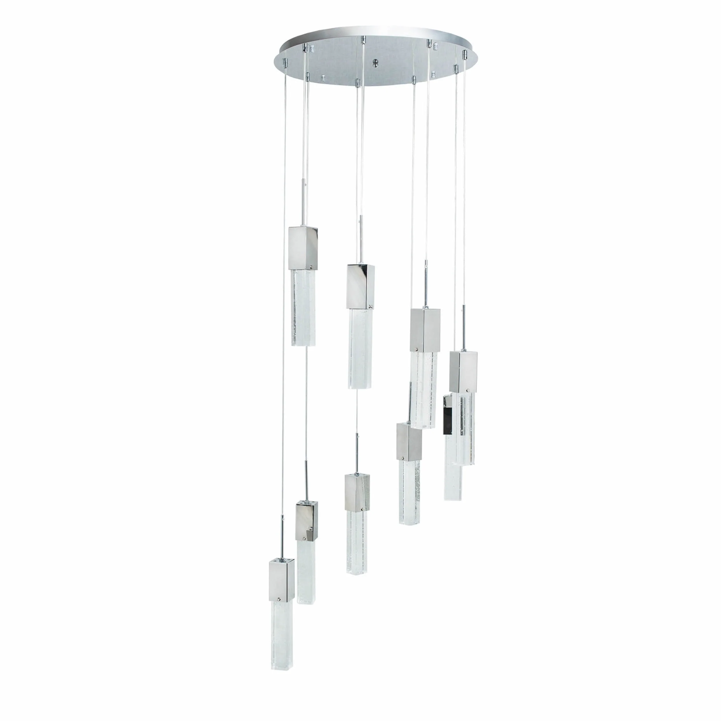 Sparkling Night Chandelier // 9 Light LED Spiral - Image 3