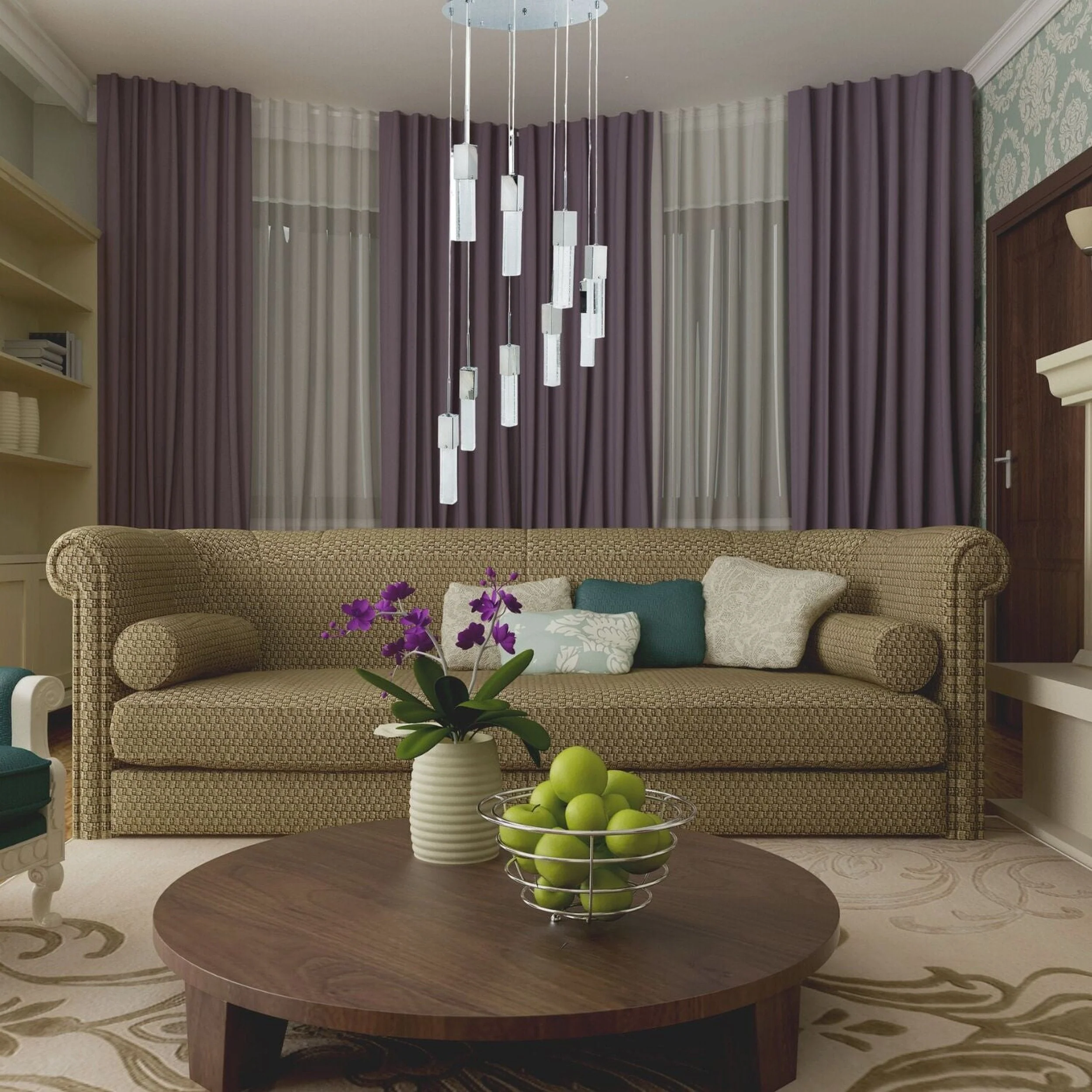 Sparkling Night Chandelier // 9 Light LED Spiral - Image 4
