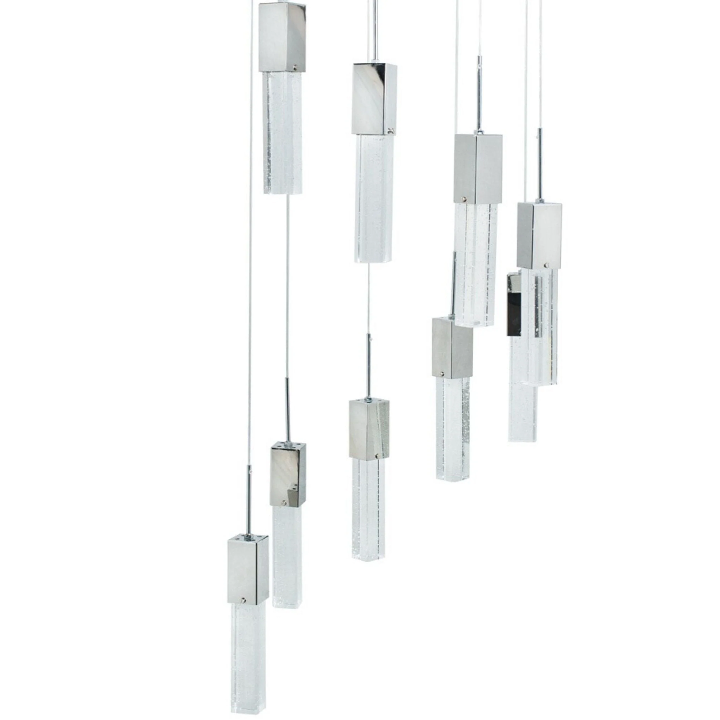 Sparkling Night Chandelier // 9 Light LED Spiral - Image 6