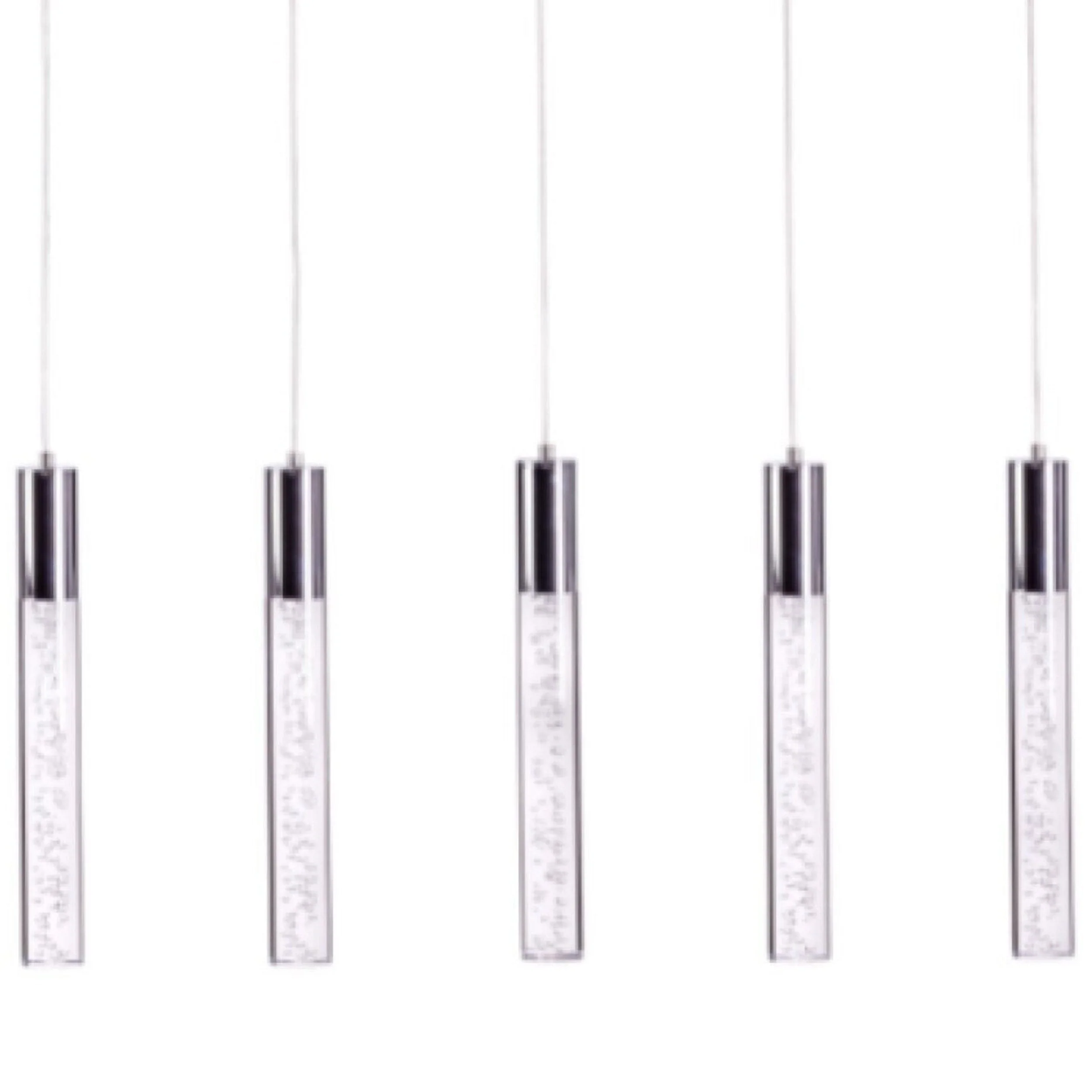 Sparkling Night Cylinder Chandelier // 5 Light - Image 5