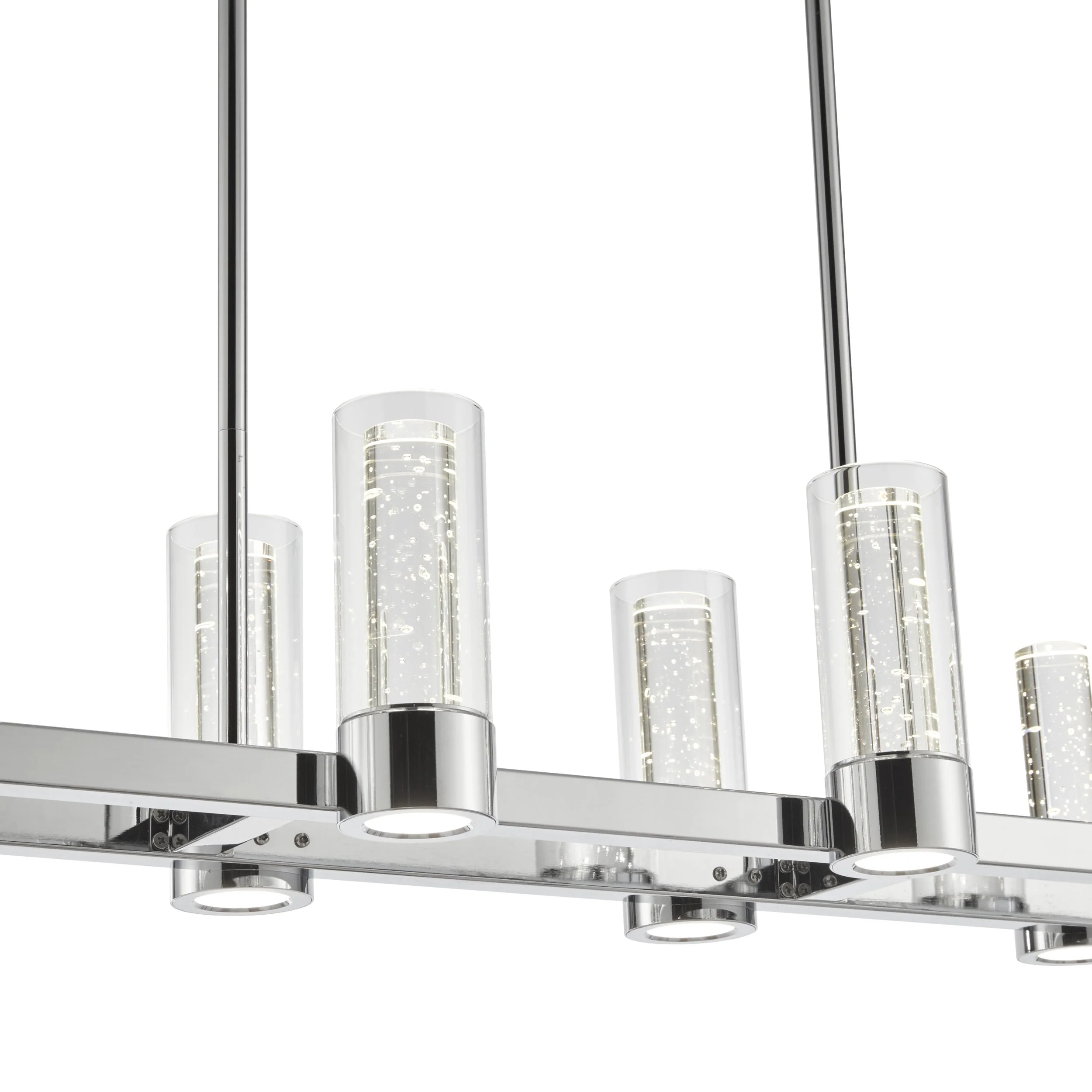 Sparkling Night LED Rectangular Chandelier// 8 Lights - Image 6