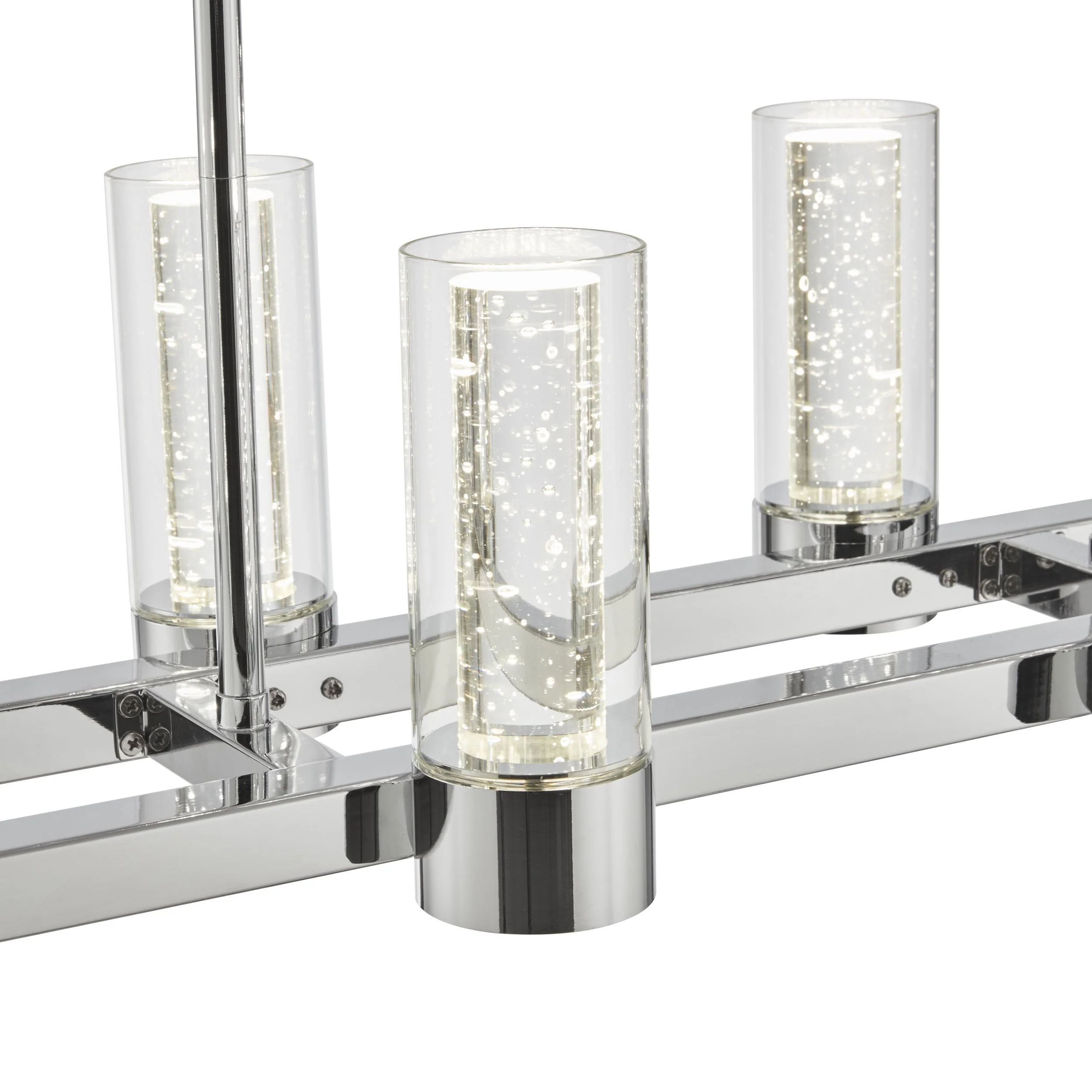 Sparkling Night LED Rectangular Chandelier// 8 Lights - Image 7