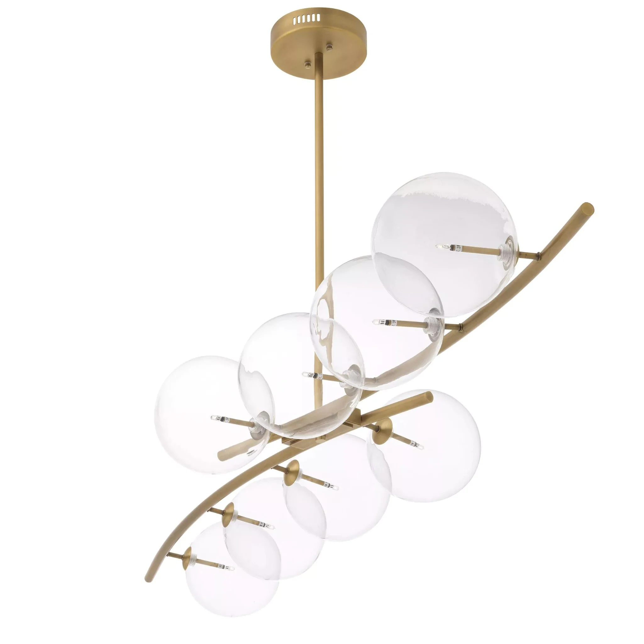 Spezia (Antique Brass Finish) Chandelier - Image 4