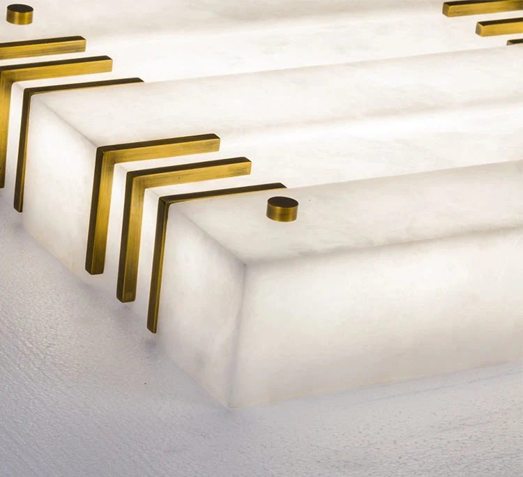 Square Alabaster Ceiling Lamps - Image 14
