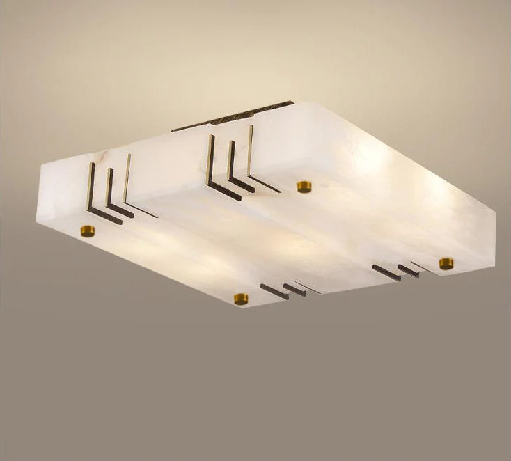 Square Alabaster Ceiling Lamps - Image 19