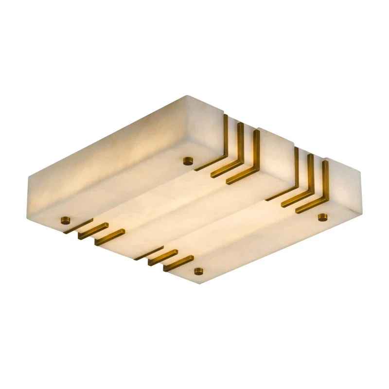 Square Alabaster Ceiling Lamps - Image 20