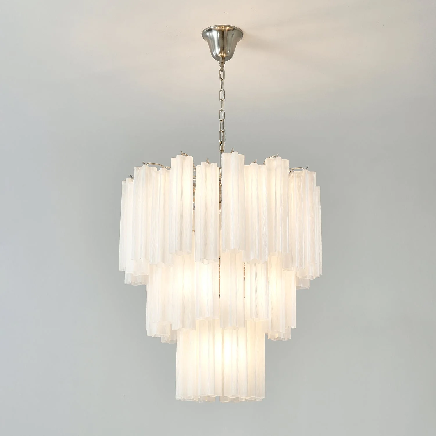 Frosted Glass Tubes Chandelier - Image 18