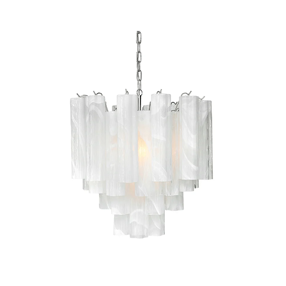Frosted Glass Tubes Chandelier - Image 21