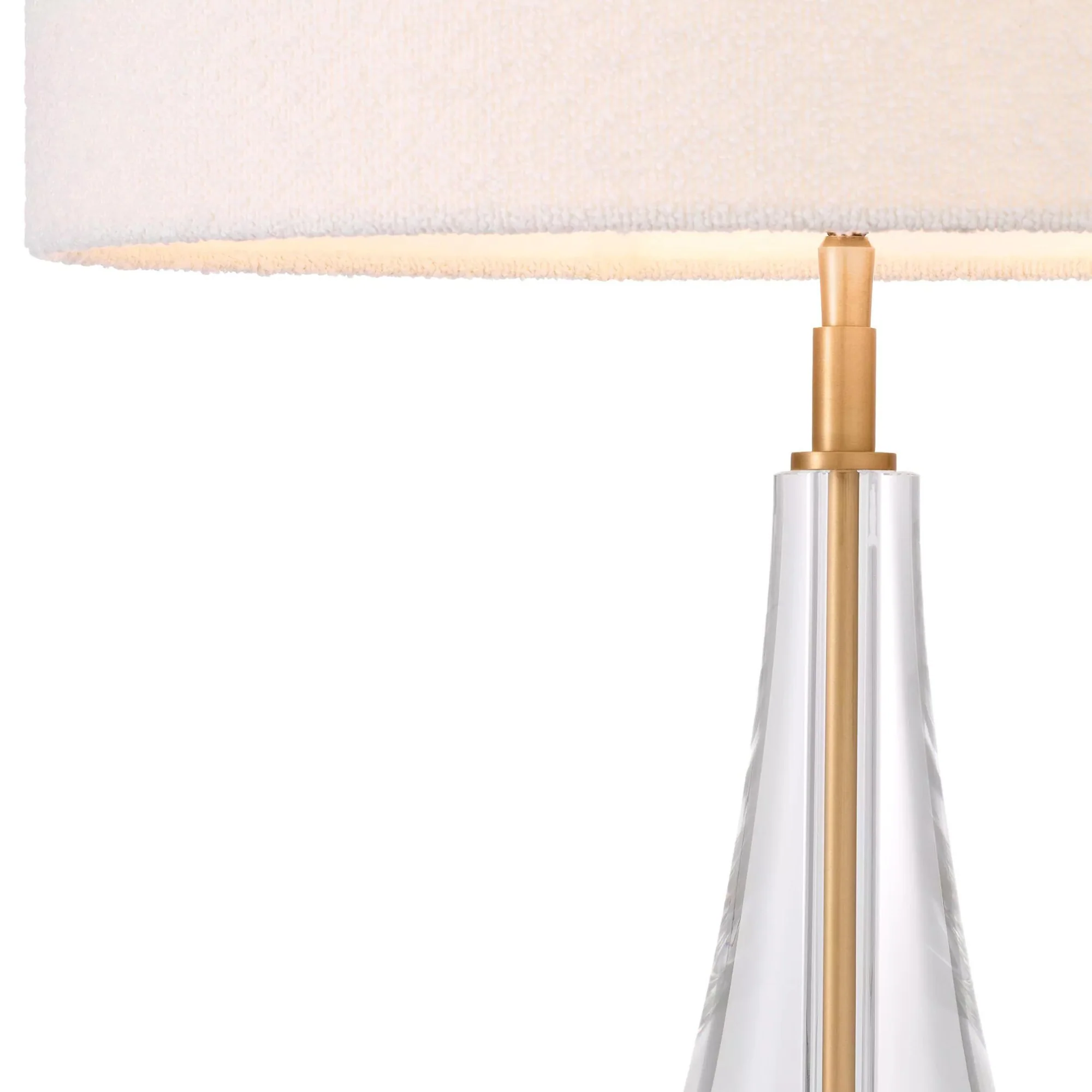 Stilla Table Lamp (Antique Brass Finish & Crystal Glass) - Image 2