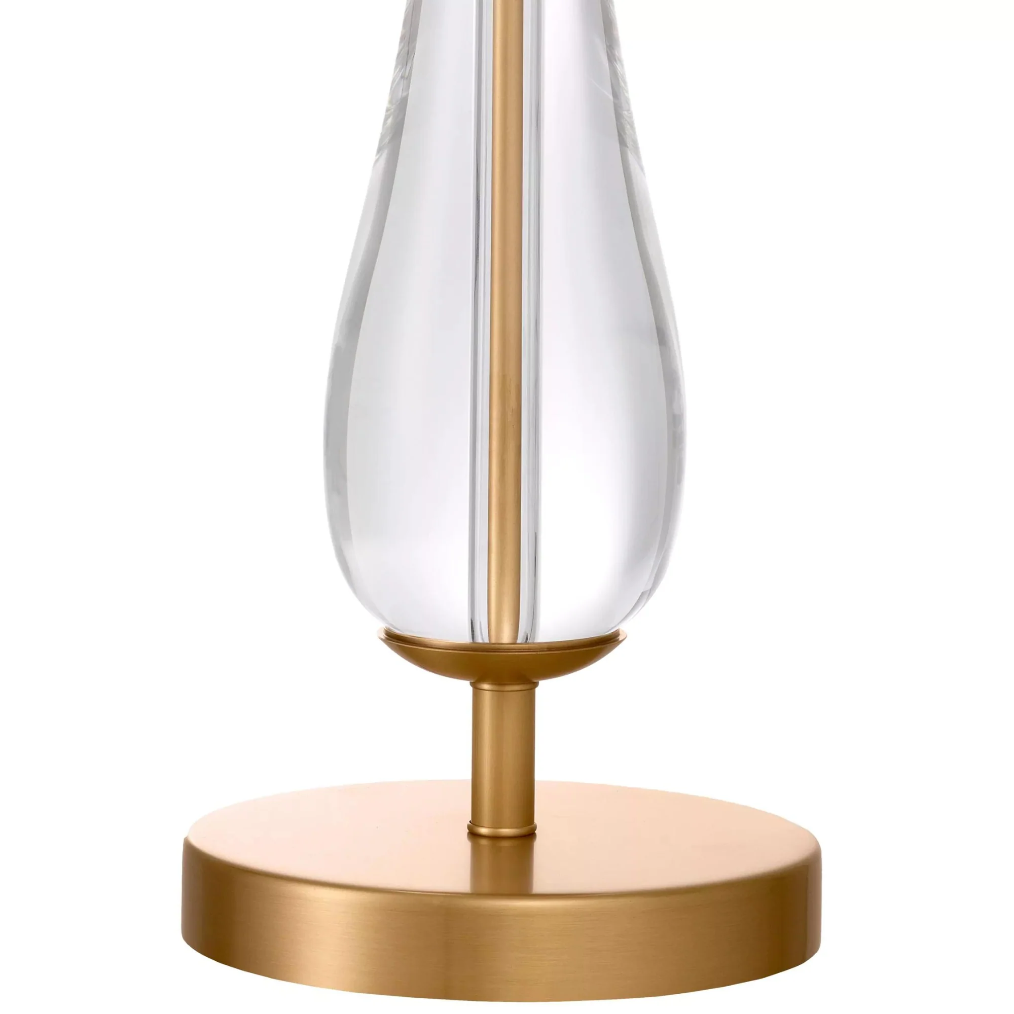Stilla Table Lamp (Antique Brass Finish & Crystal Glass) - Image 3