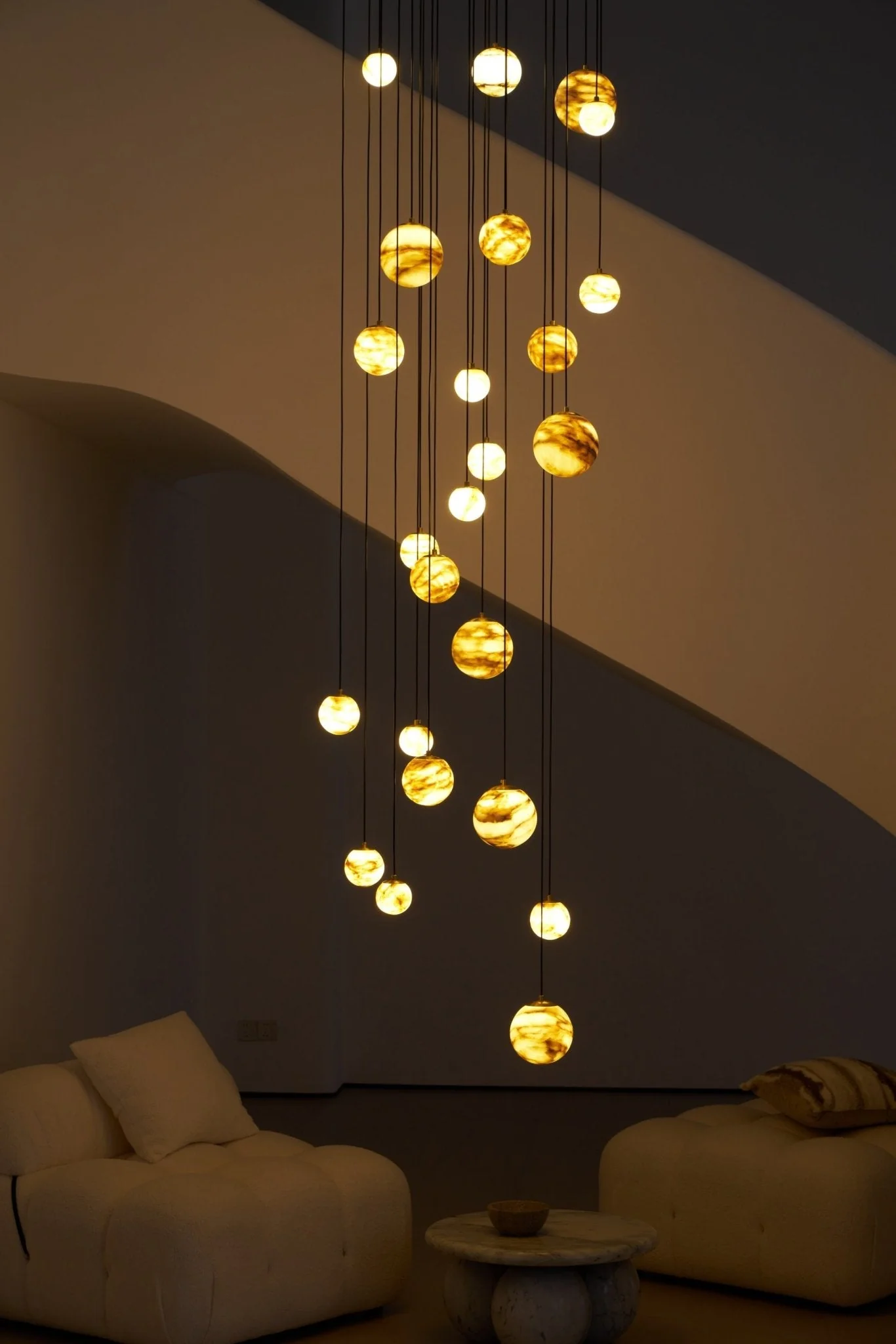 Sultana Alabaster Cluster Chandelier - Image 17