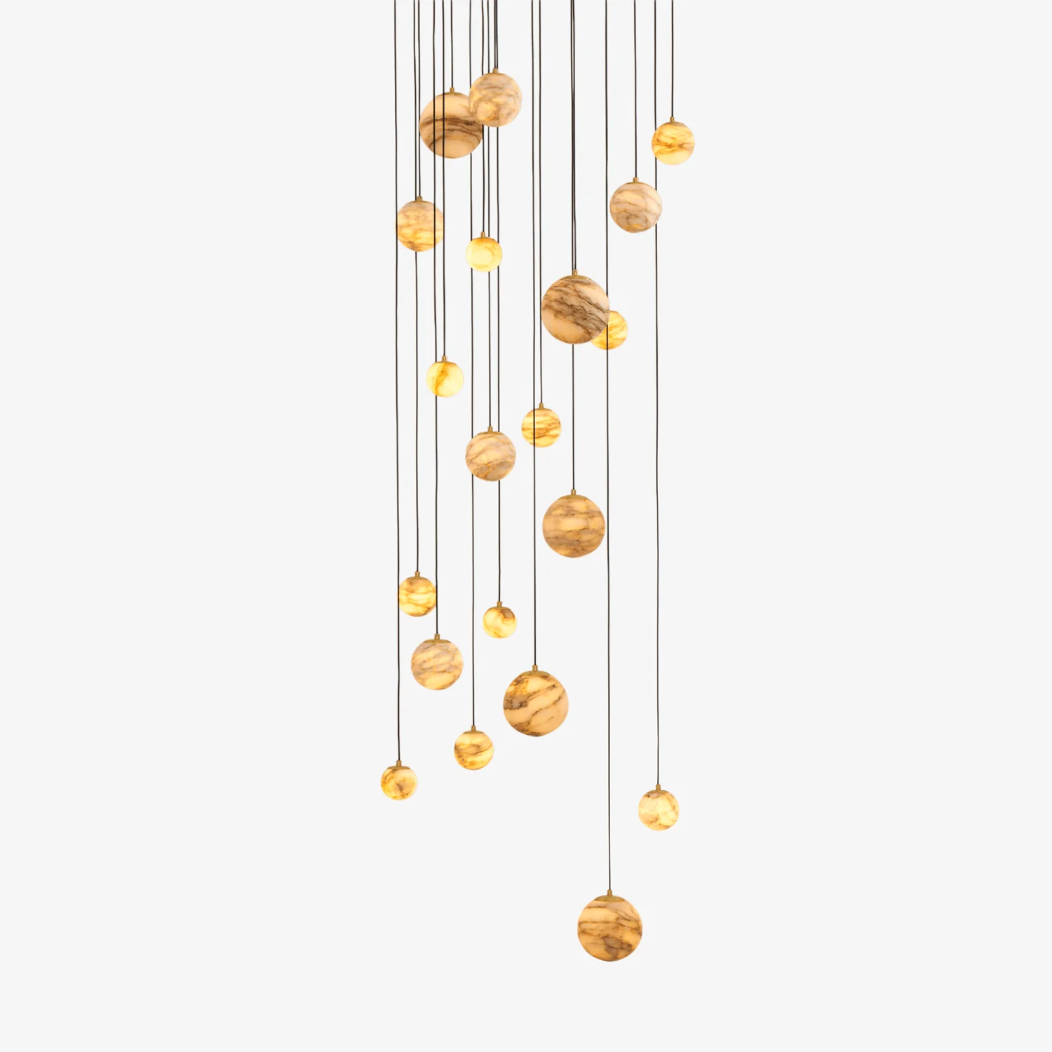 Sultana Alabaster Cluster Chandelier - Image 2