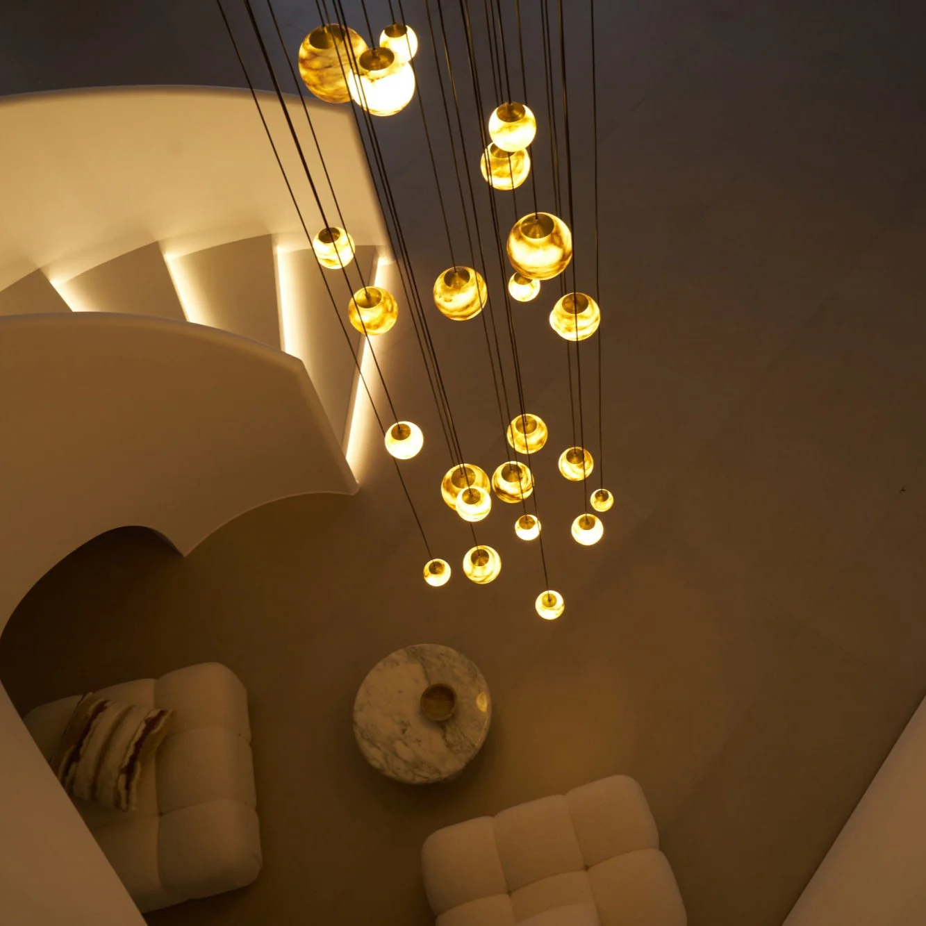 Sultana Alabaster Cluster Chandelier - Image 22