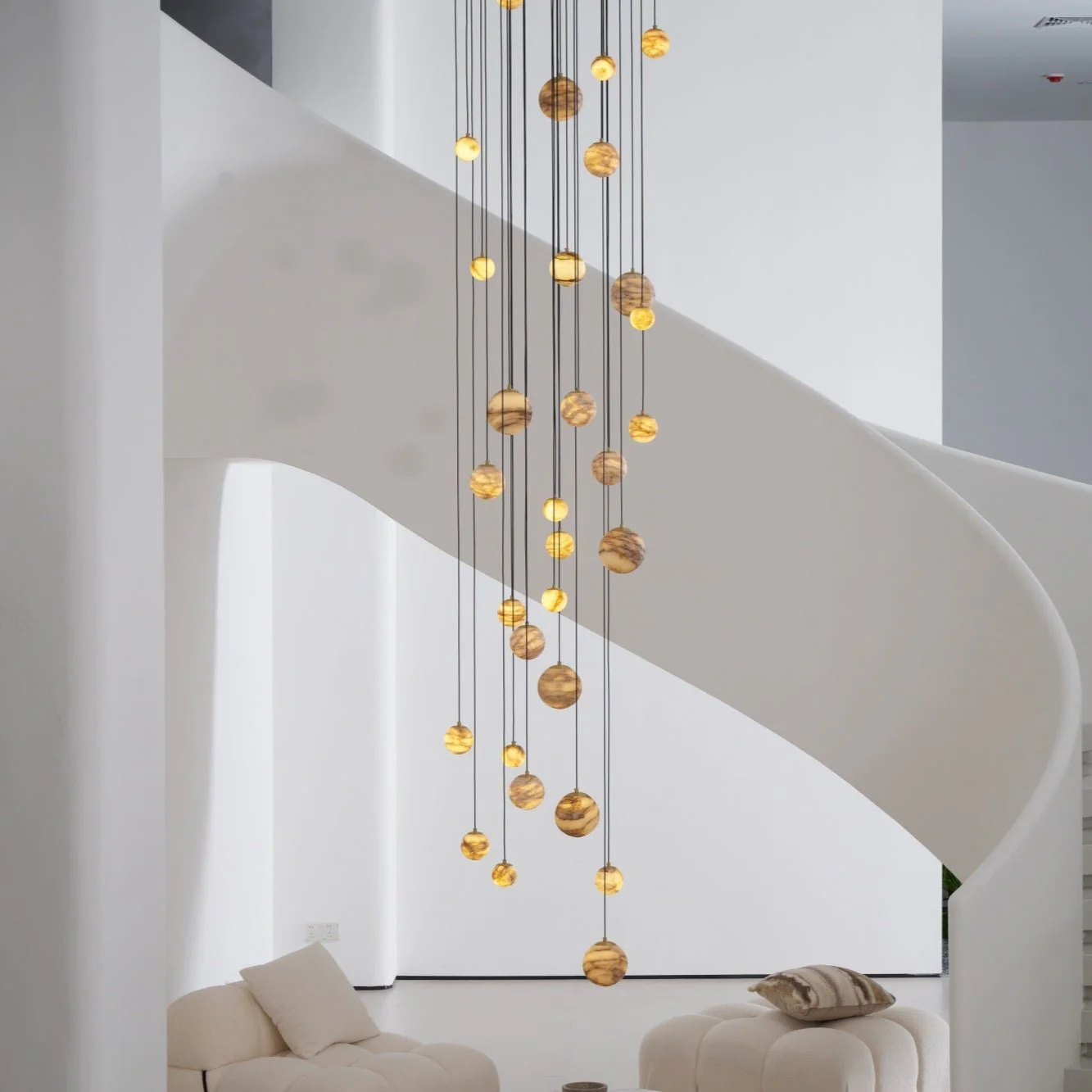 Sultana Alabaster Cluster Chandelier - Image 45