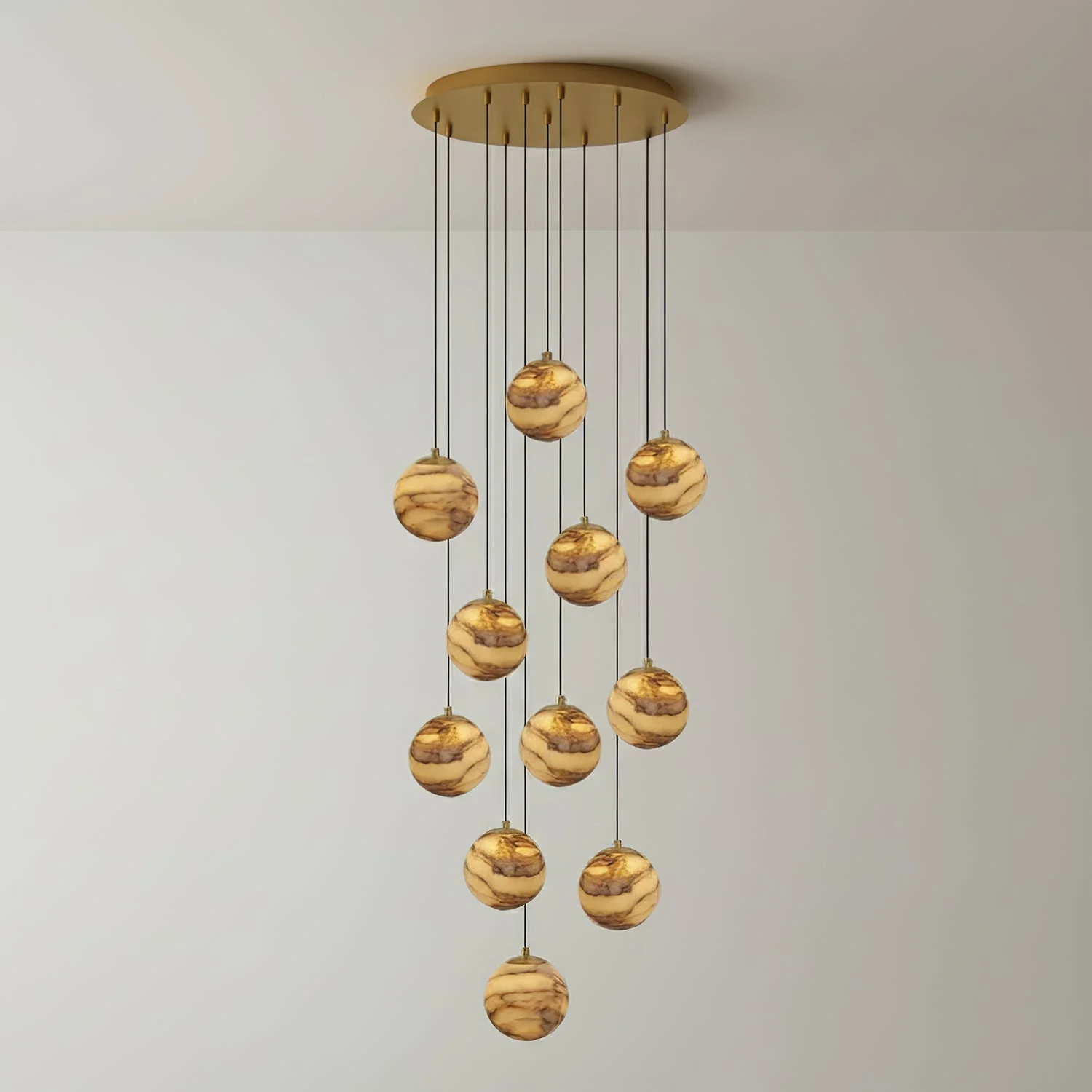 Sultana Alabaster Cluster Chandelier - Image 48