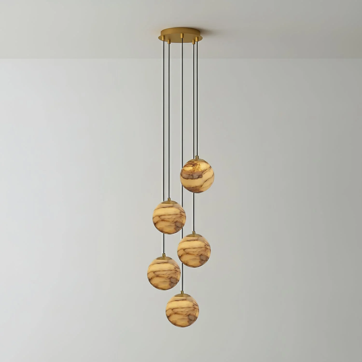 Sultana Alabaster Cluster Chandelier - Image 51