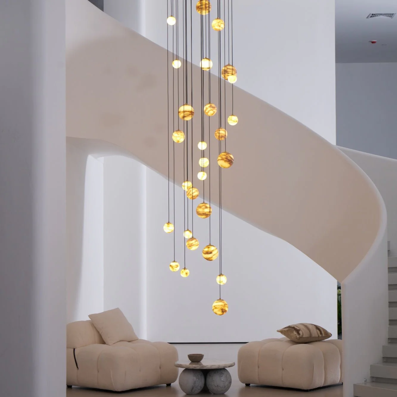 Sultana Alabaster Cluster Chandelier - Image 54