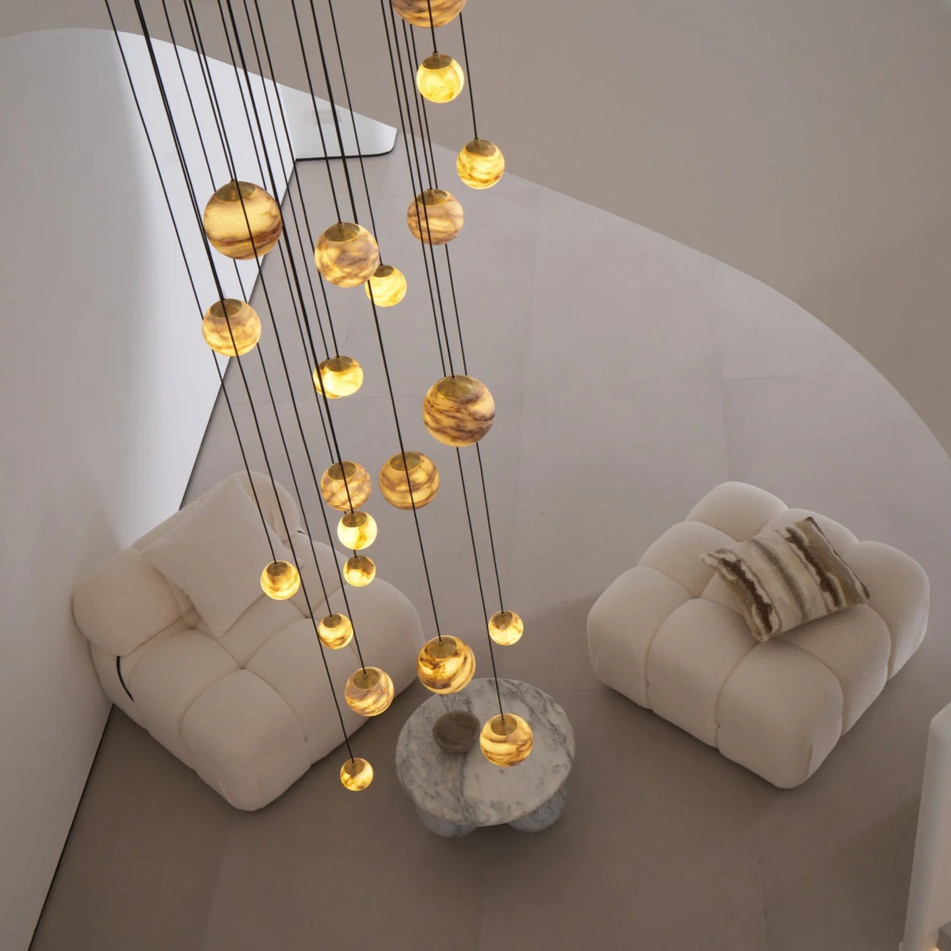 Sultana Alabaster Cluster Chandelier - Image 57