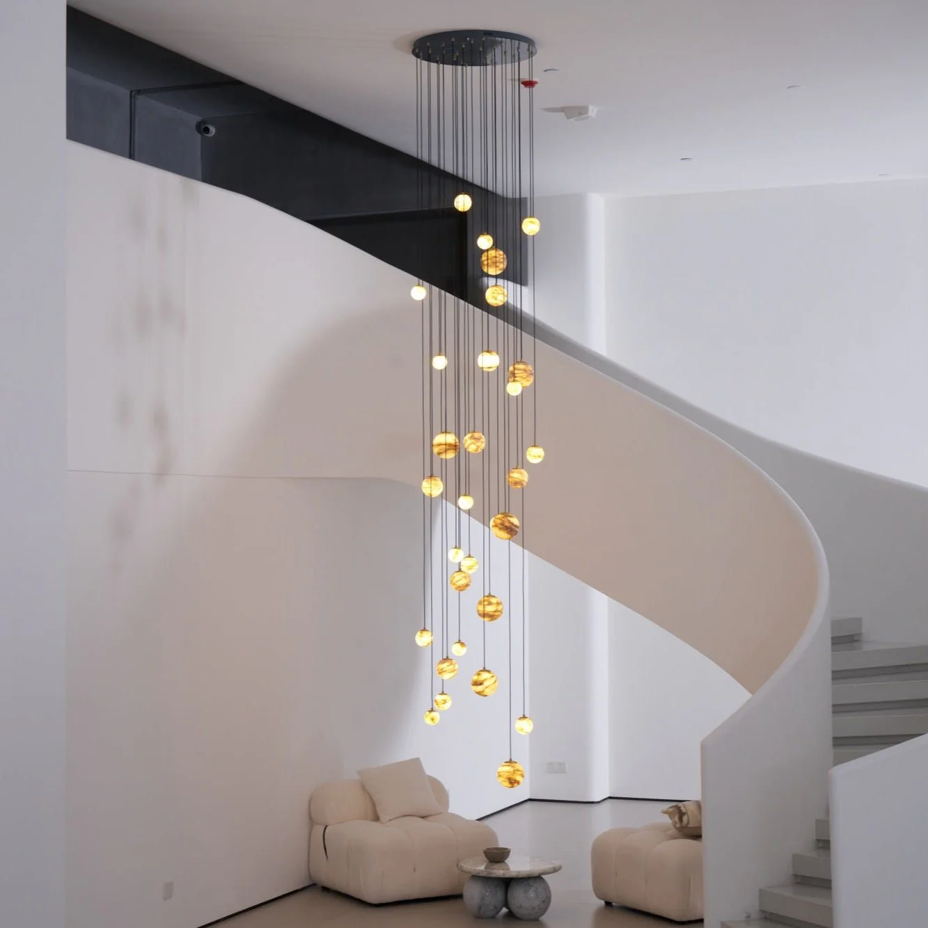 Sultana Alabaster Cluster Chandelier - Image 8