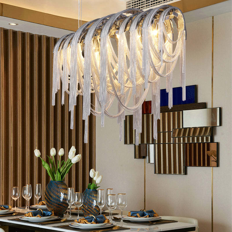 Tassel Oval Chandelier - Image 4