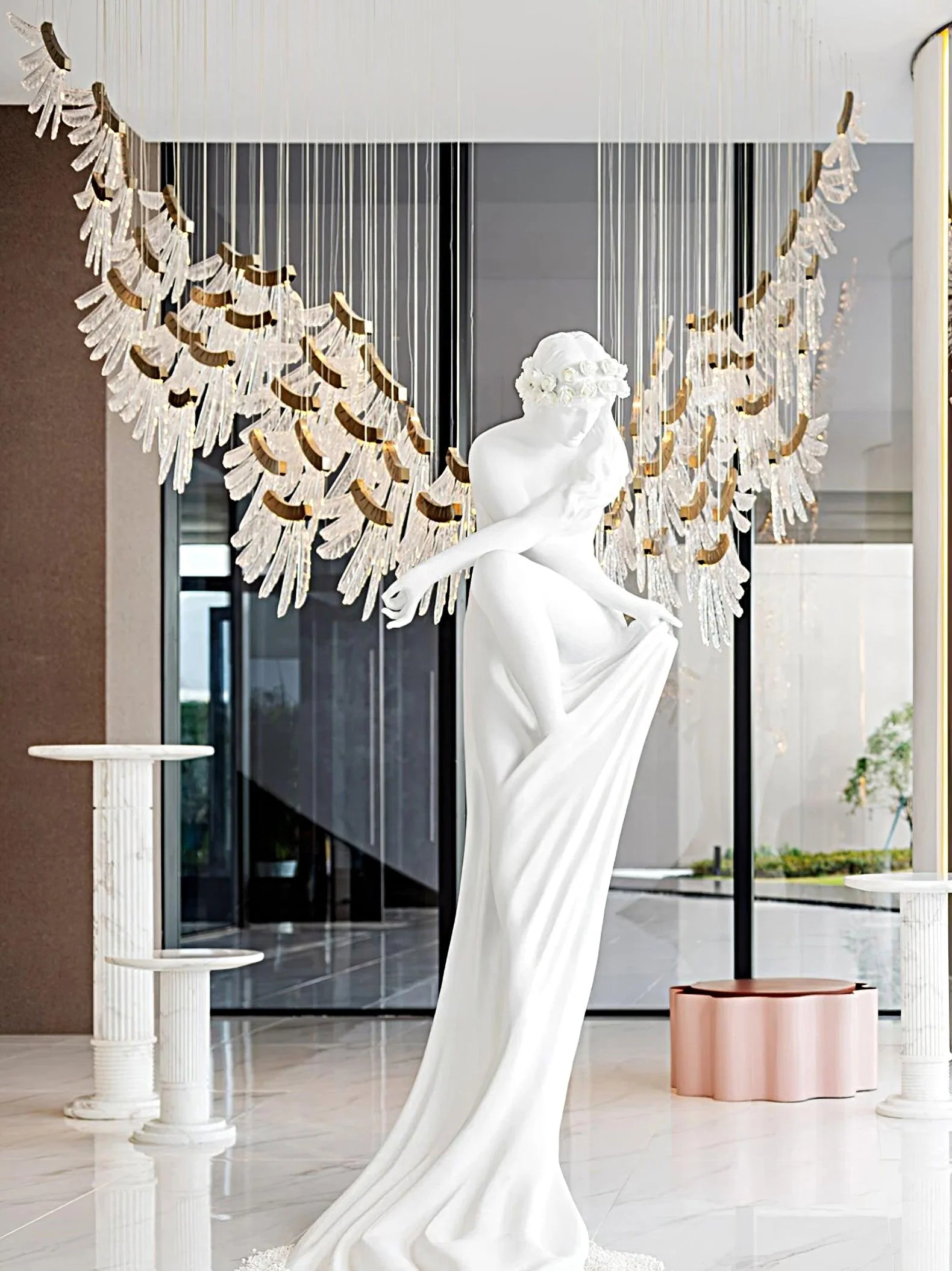 Tiered Palmette Chandelier - Image 15