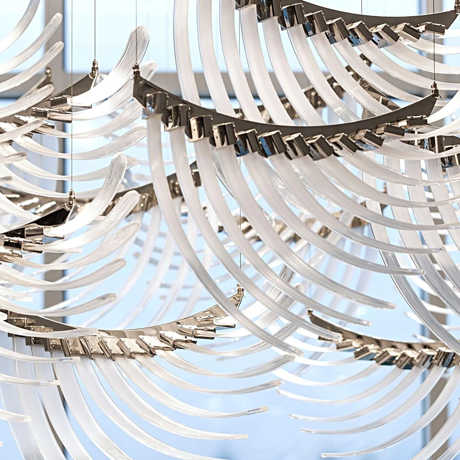 Tiered Palmette Chandelier - Image 23
