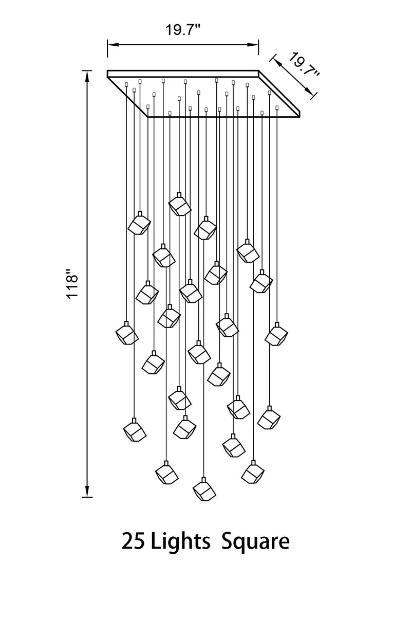 Transparent Crystal Chandelier - Image 11