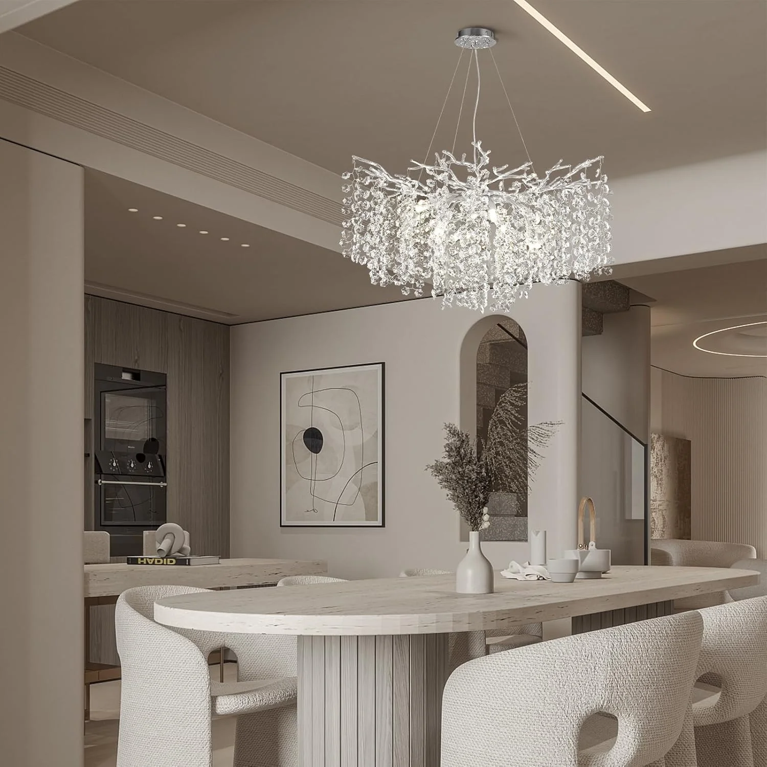 Solara Round Tree Branch Chandelier 30" 40" 55" Tree Branch - Image 10