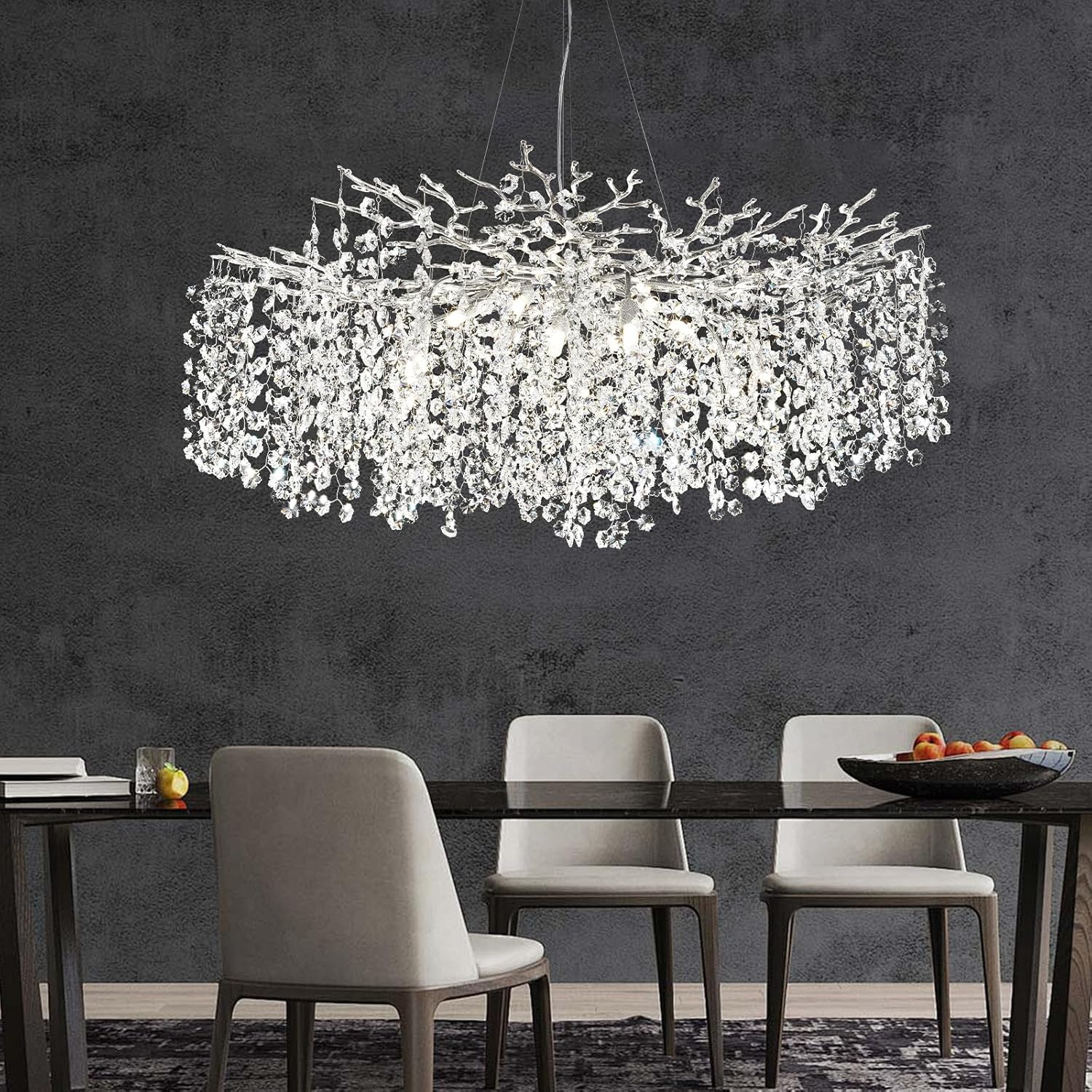 Solara Round Tree Branch Chandelier 30" 40" 55" Tree Branch - Image 18