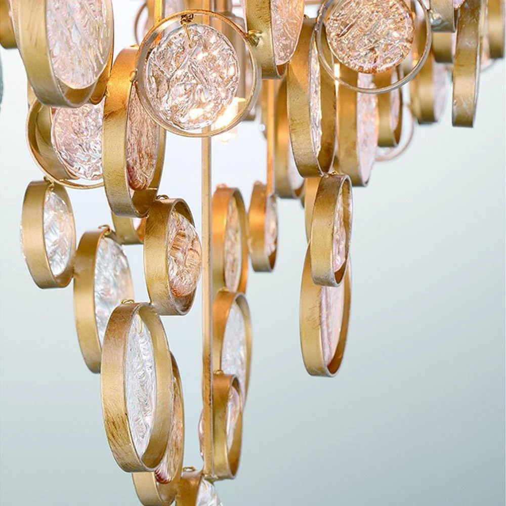 Trento Clustered Glass Linear Chandelier 40" - Image 5