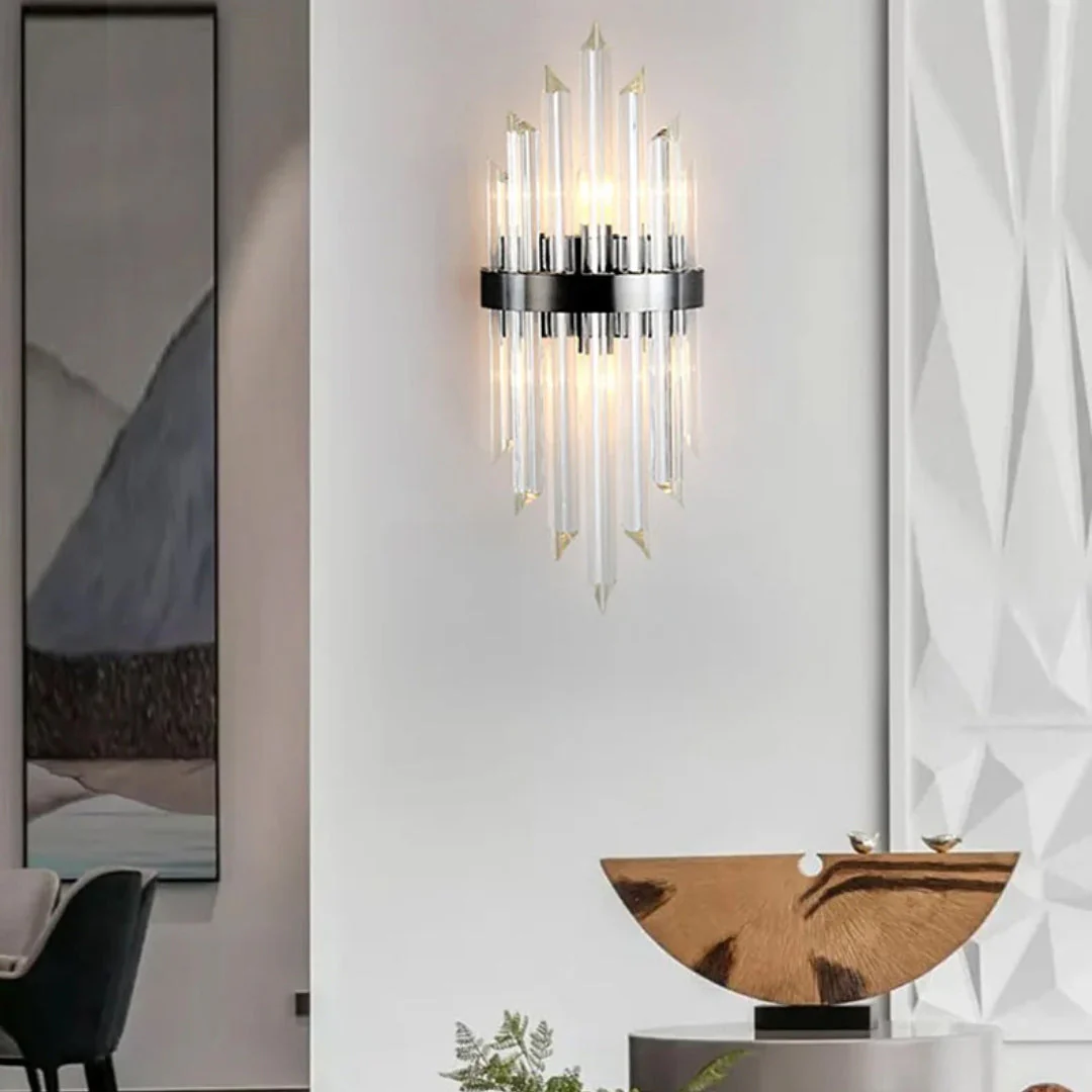 Triangular Crystal Rod Wall Lamp - Image 11