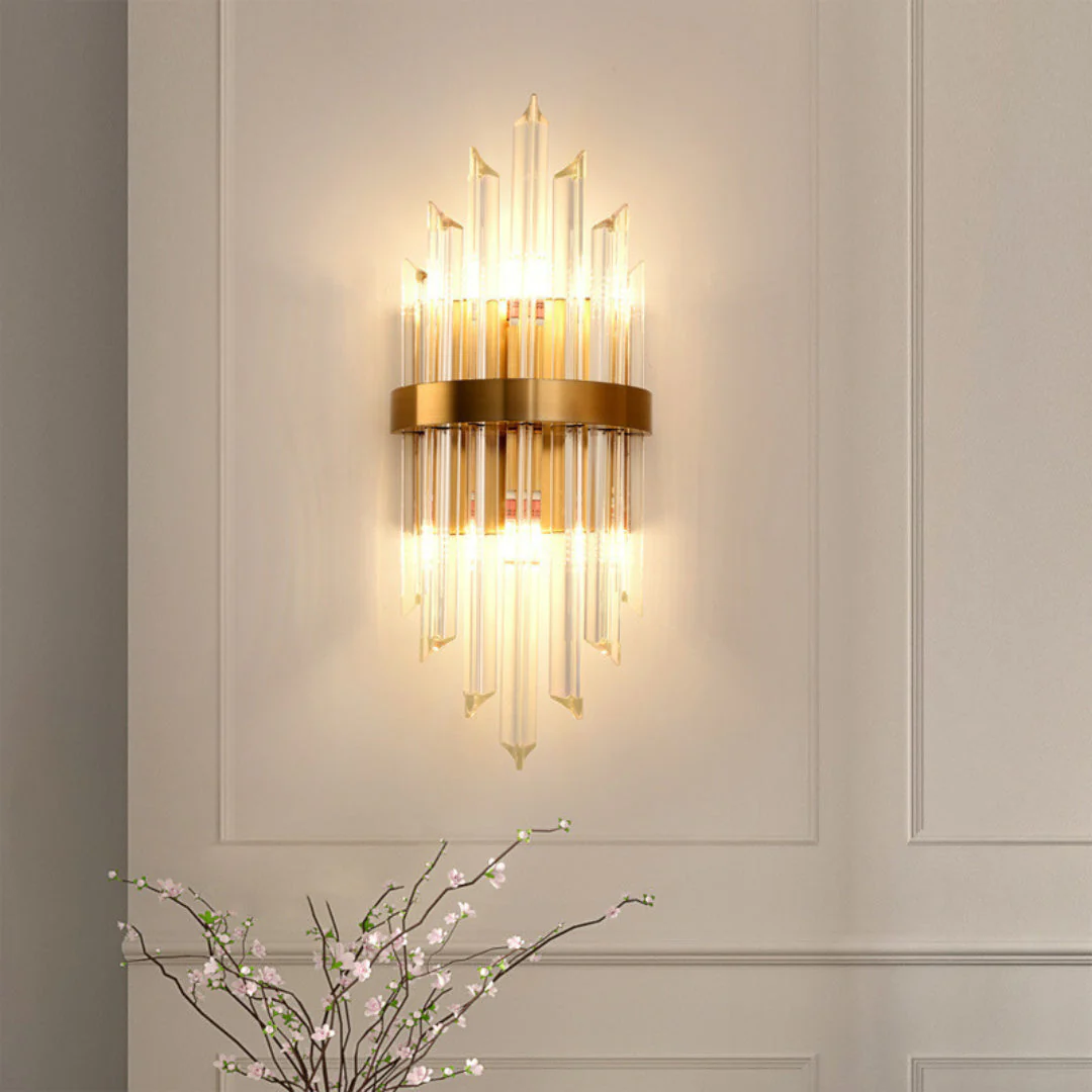 Triangular Crystal Rod Wall Lamp - Image 8