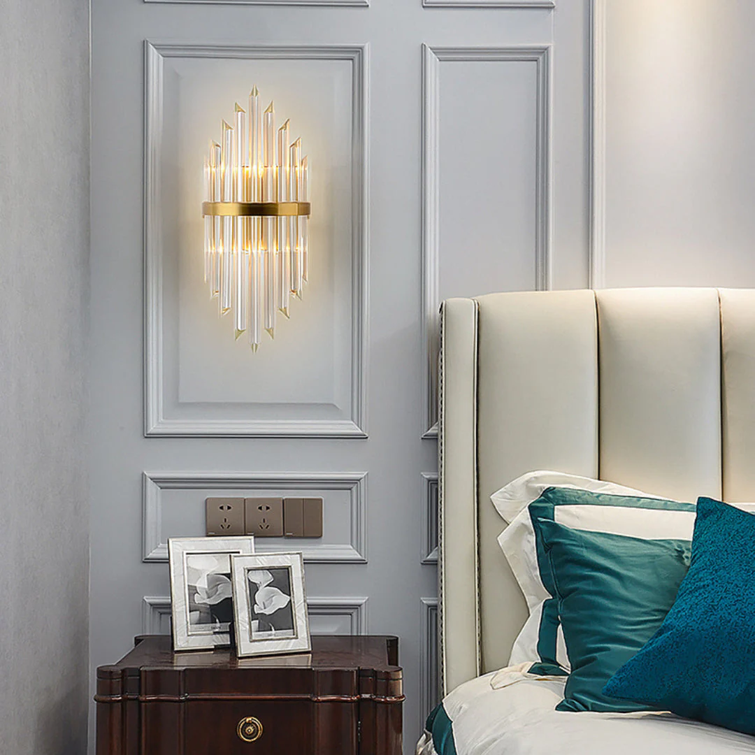 Triangular Crystal Rod Wall Lamp - Image 9