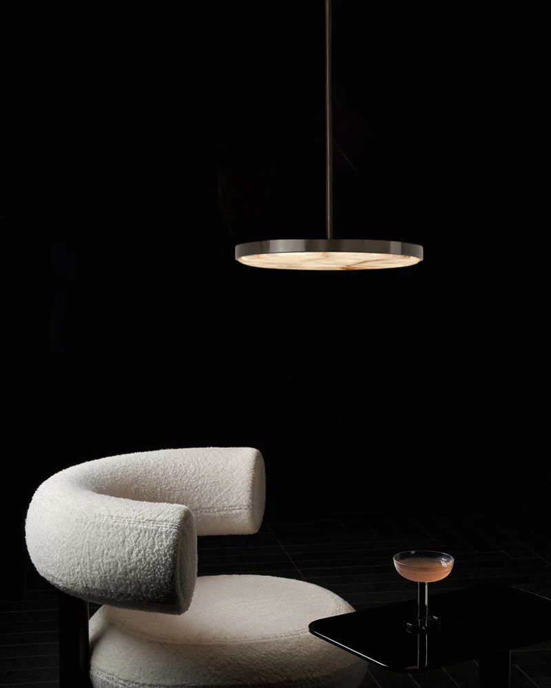 Unique Lustre Solid Marble Dome Ceiling Anvers Pendant Light Fixtures for Living room - Image 11