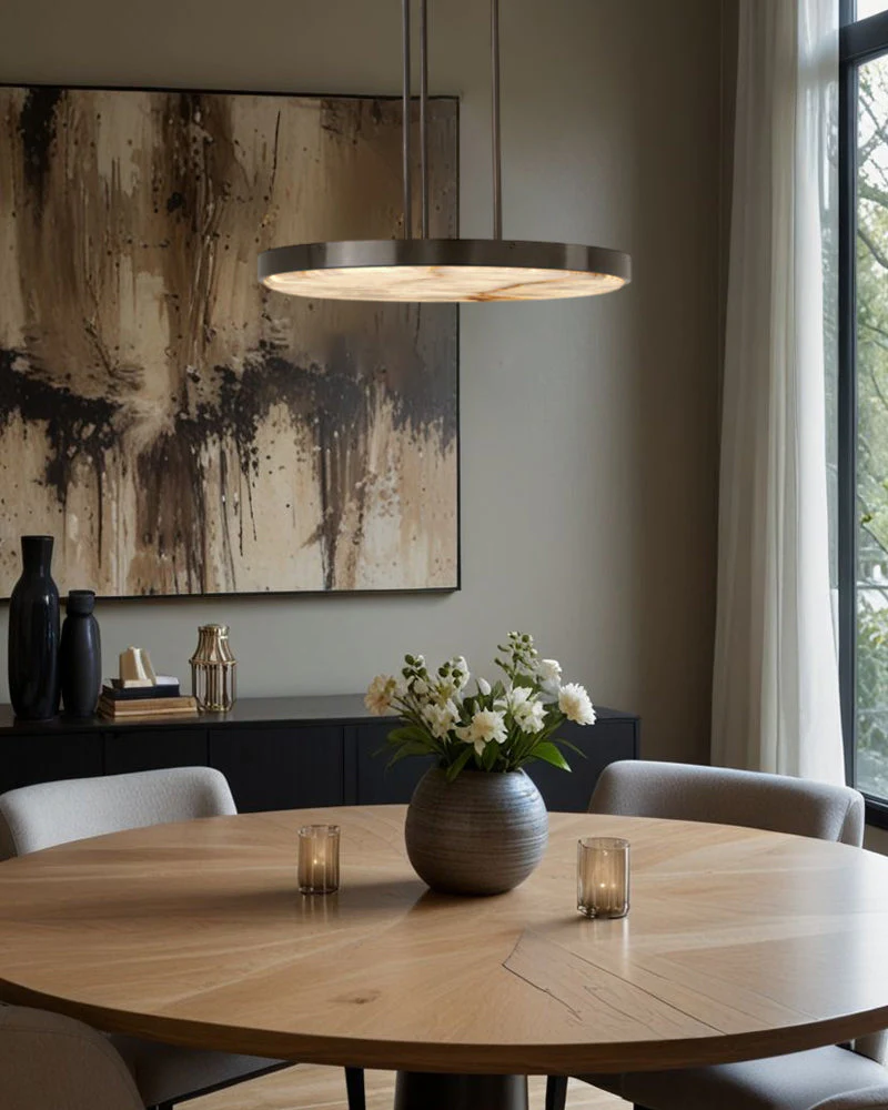 Unique Lustre Solid Marble Dome Ceiling Anvers Pendant Light Fixtures for Living room - Image 7