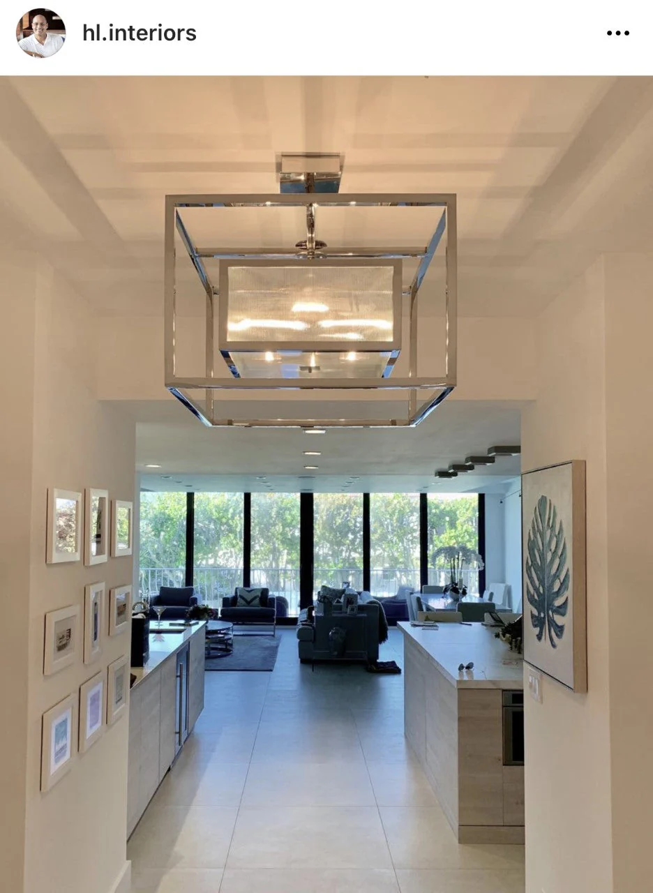 Upton Geometric Stainless Steel Chandelier - Image 5