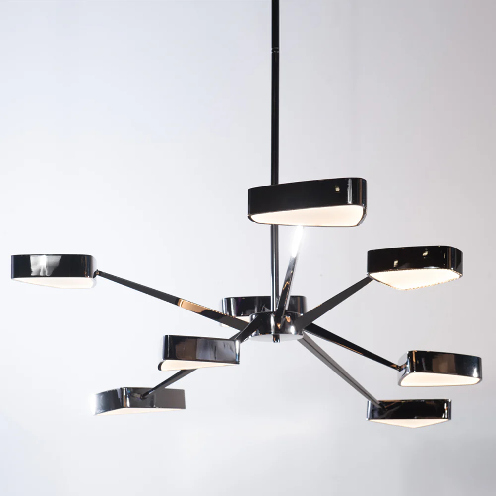 Ursa Black Pearl Contemporary Retro Chandelier - Image 2