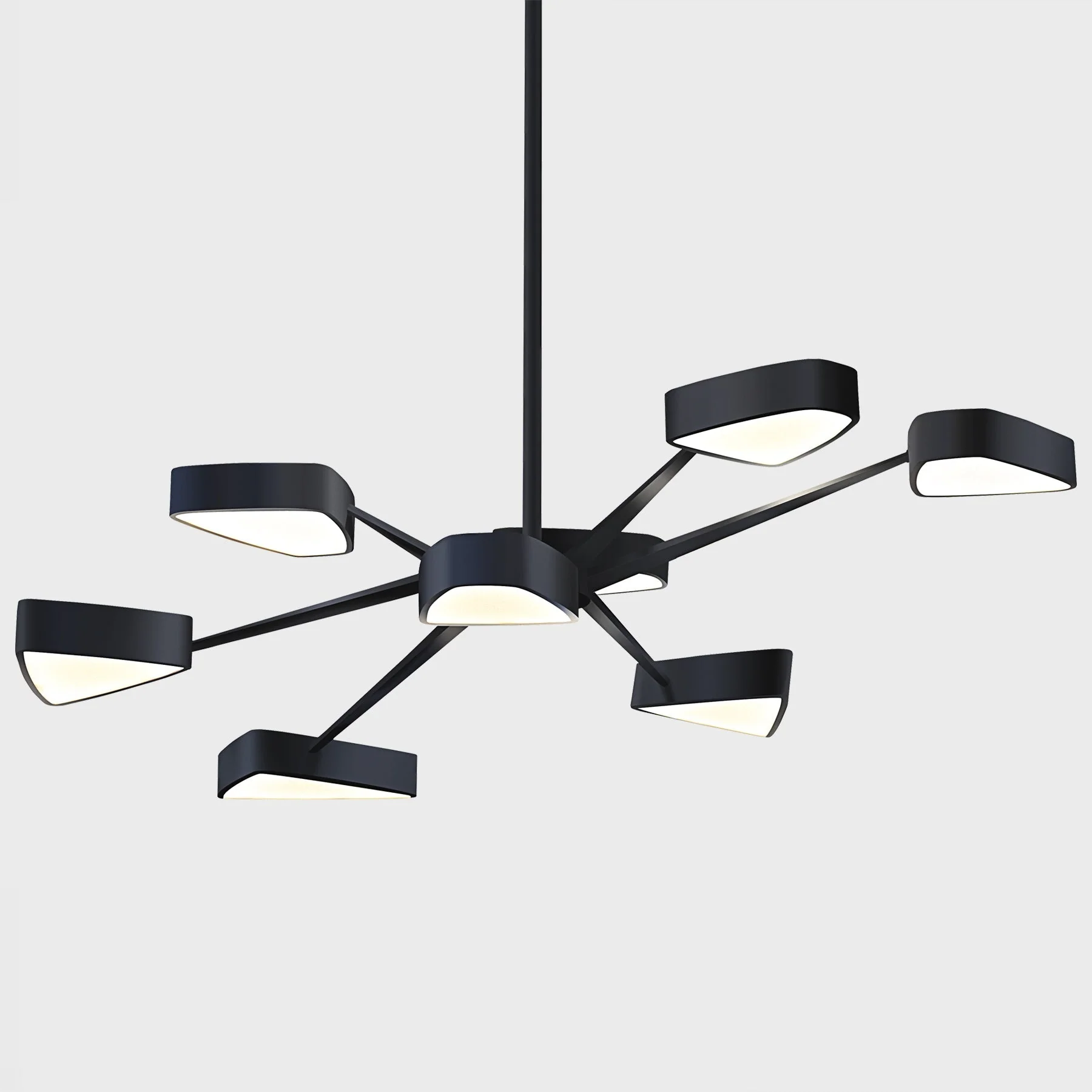 Ursa Black Pearl Contemporary Retro Chandelier - Image 3